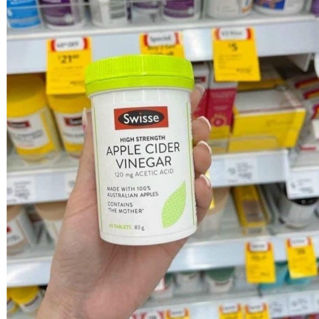 GIẤM TÁO SWISSE APPLE CIDER VINEGAR