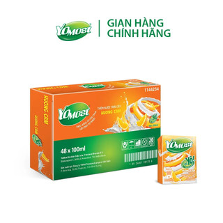 Lốc 4 hộp 100ml Sữa chua uống Yomost vị dâu/cam