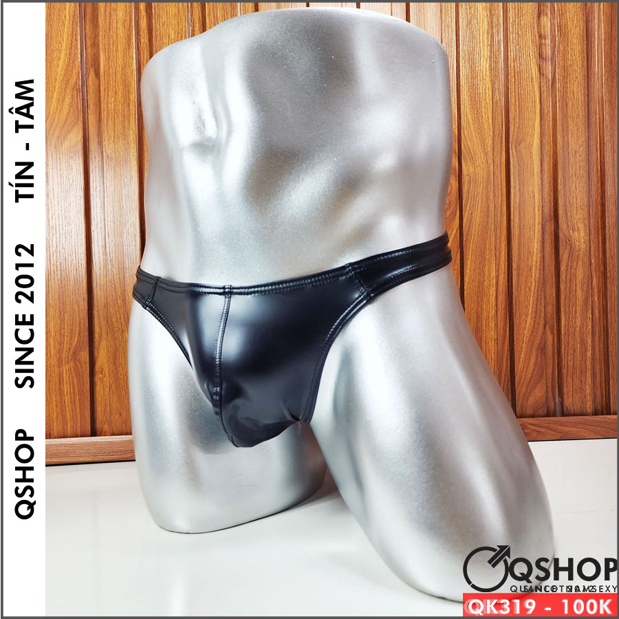 Quần lót lọt khe nam giả da QSHOP - QK319