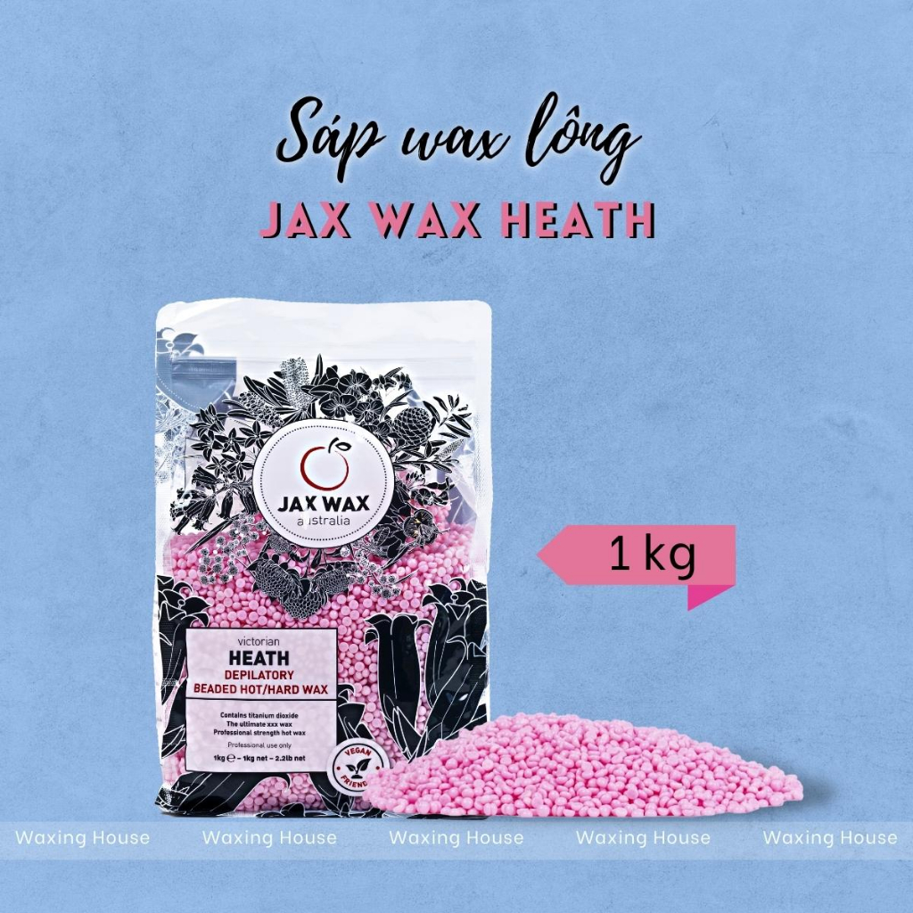 Sáp tẩy lông nóng Jax Wax Australia Victorian Heath 500g dạng hạt