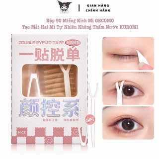 Hộp 90 Miếng Kích Mí GECOMO Tạo Mắt Hai Mí Tự Nhiên Không Thấm Nước KUROMI