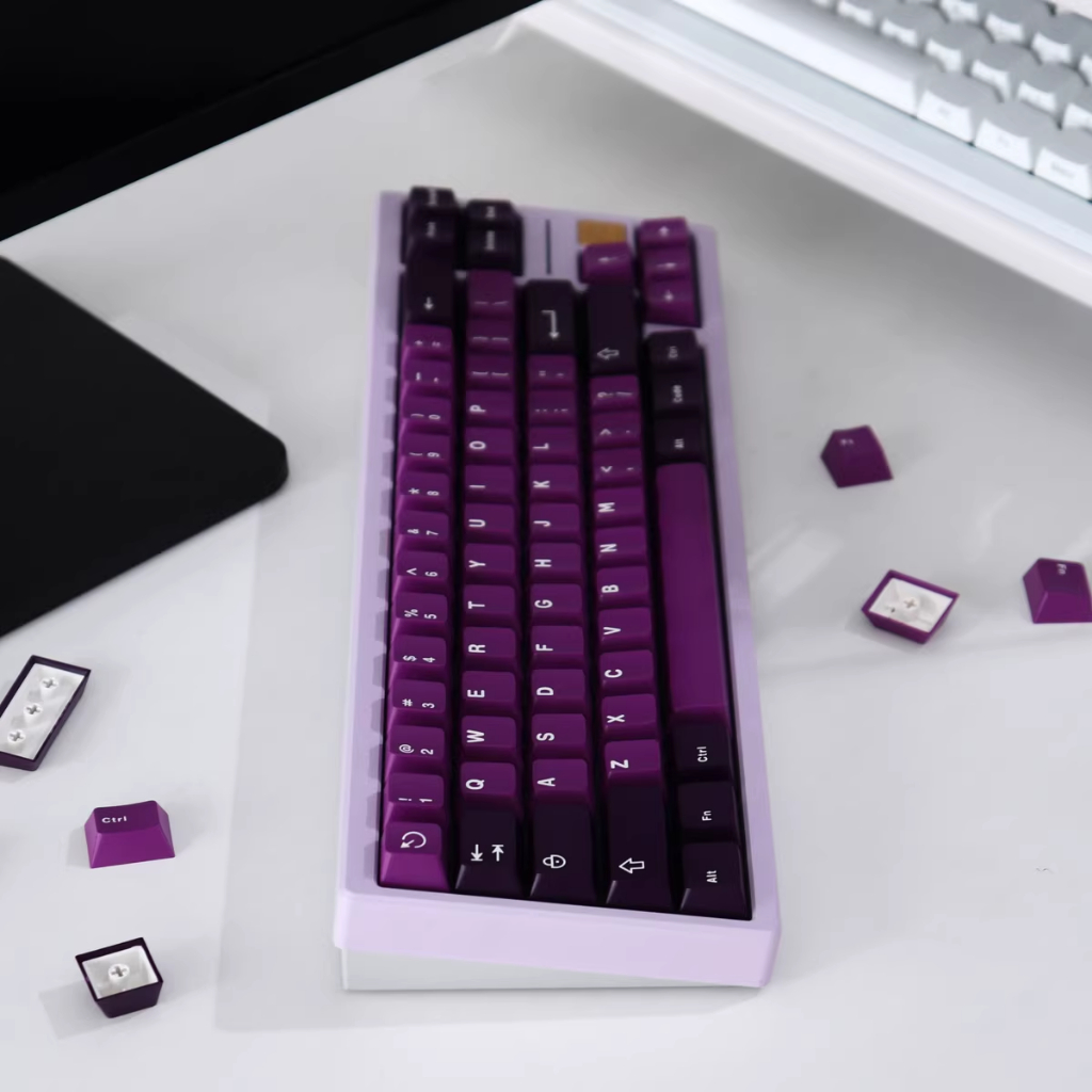 Bộ keycap doubleshot Aifei CMK Purpurite Cherry profile nút bàn phím cơ