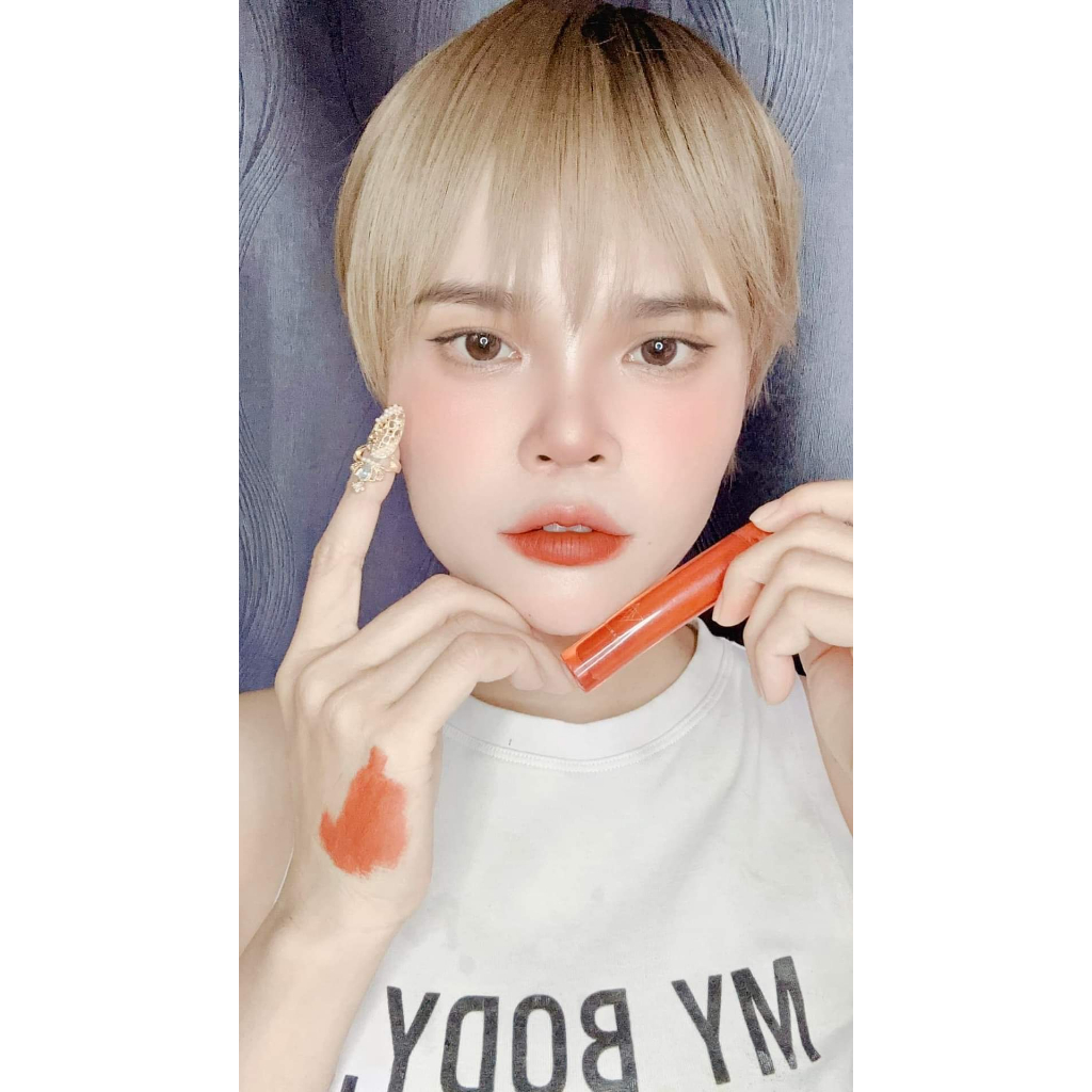Màu son cam cháy, son lì màu cam cháy, son kem lì không trôi chính hãng