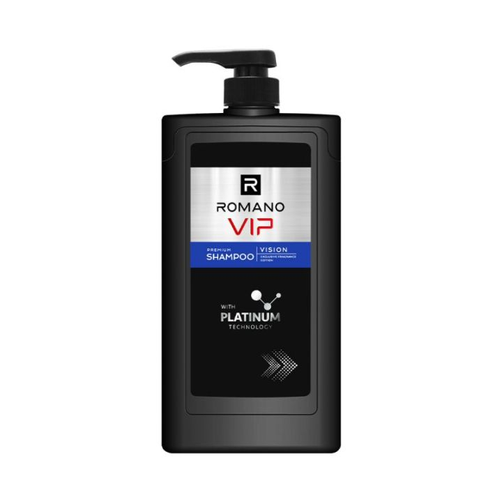 Dầu gội cao cấp Romano Vip Vision sang trọng cuốn hút 650g/chai