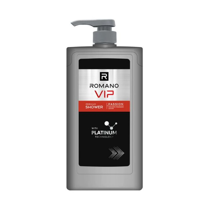 [Co-brand] Sữa tắm cao cấp Romano Vip Passion mạnh mẽ bí ẩn 650g/chai