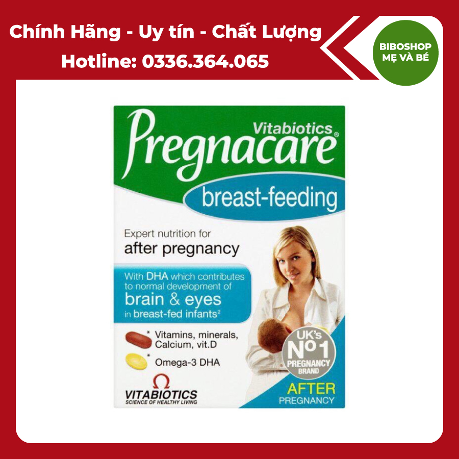 Viên uống Vitamin Pregnacare Breastfeeding HÀNG LOẠI 1 Viên uống bổ sung