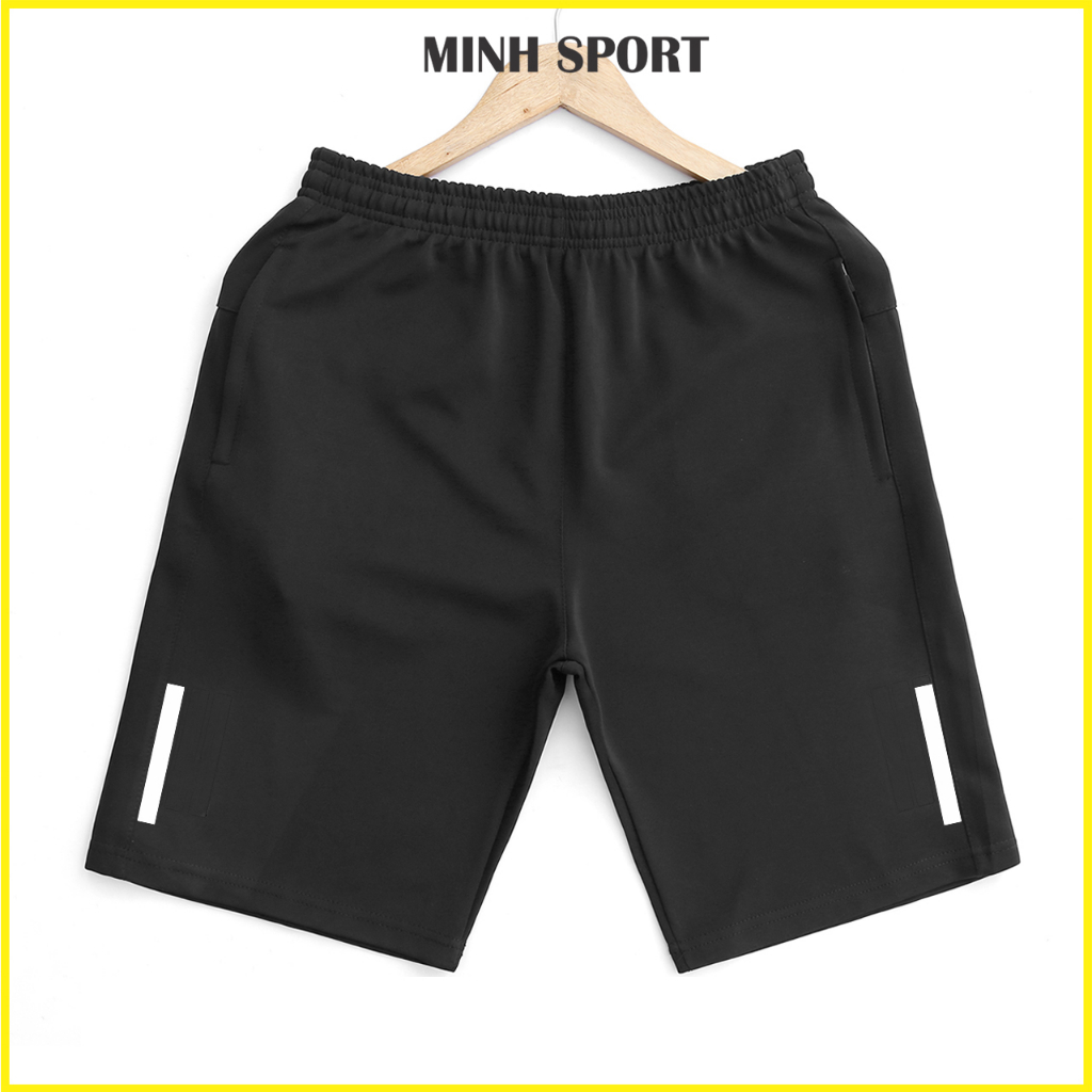 Quần Short Nam Thể Thao Cao Cấp Vải Thun Poly 2 Da Dày Dặn mã QUAN.24