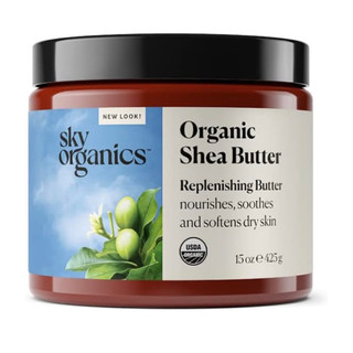 Bơ shea butter organic 100% nguyên chất sky orgaincs 425g usa