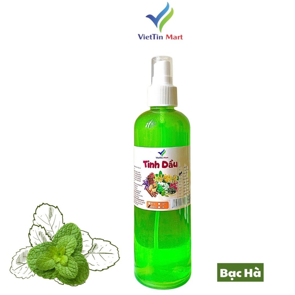 Tinh Dầu Bạc Hà Xịt Viettin Mart 260ml