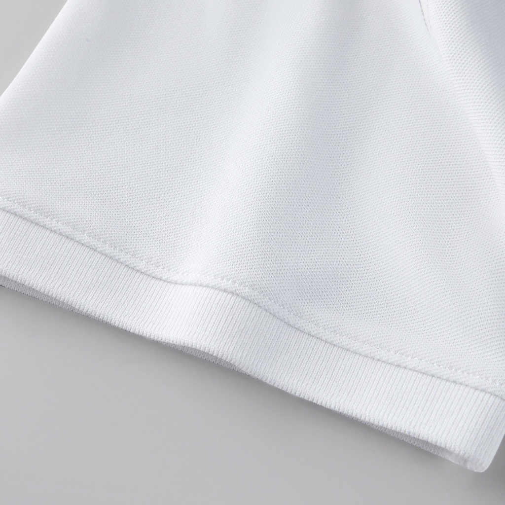 HLA - Áo POLO nam ngắn tay phối viền màu thoáng mát đàn hồi tối đa Elastic charming design Polo Shirt