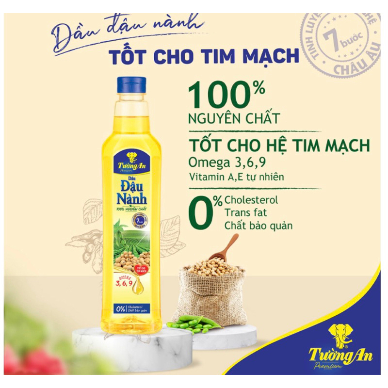 Dầu ĐẬU NÀNH TƯỜNG AN 1 lít