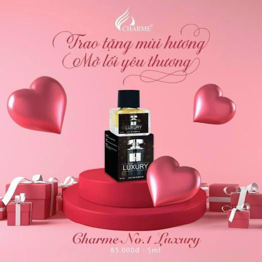 Nước hoa nam Charme Luxury 5ml - chai chấm