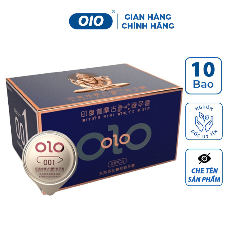 Bao cao su 001 OIO siêu mỏng 0.01mm chống xuất tinh sớm kéo dài thời gian quan hệ