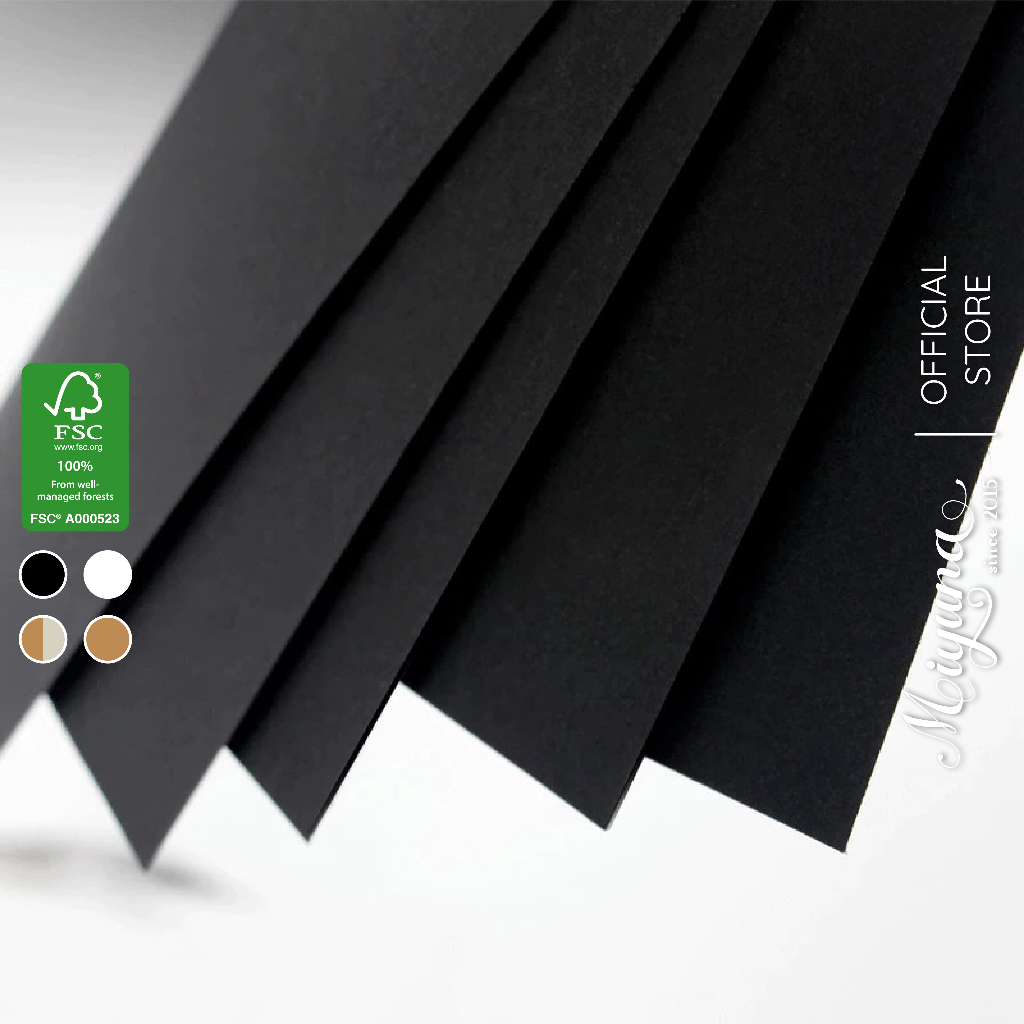 20 Tờ Giấy Kraft MIYUNA - A4 A5 - 250gsm 280gsm dùng gấp Origami hoa quạt tập vẽ màu nước acrylic in ấn menu brochure