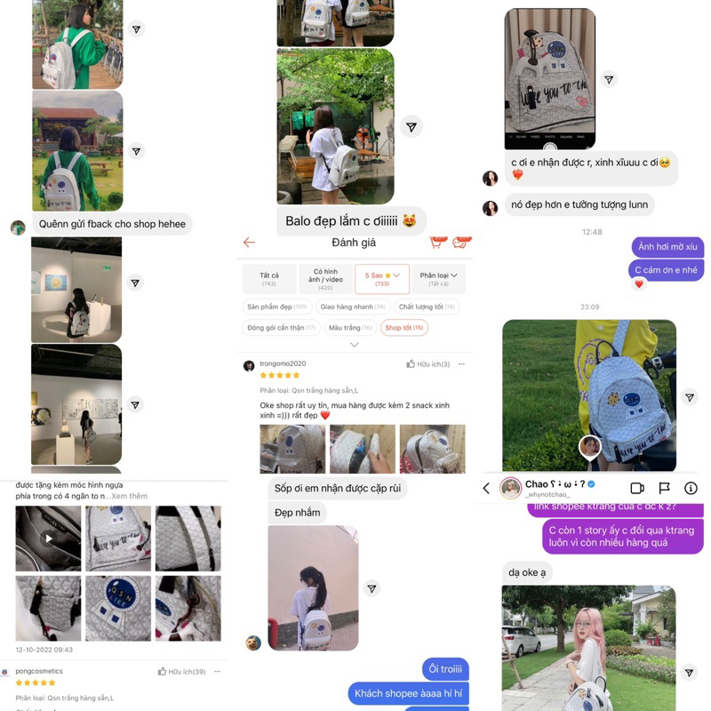 Balo QSN Edmond Masion New2023 Tặng kèm móc khoá ngựa da cao cấp đi học đựng laptop 🧸