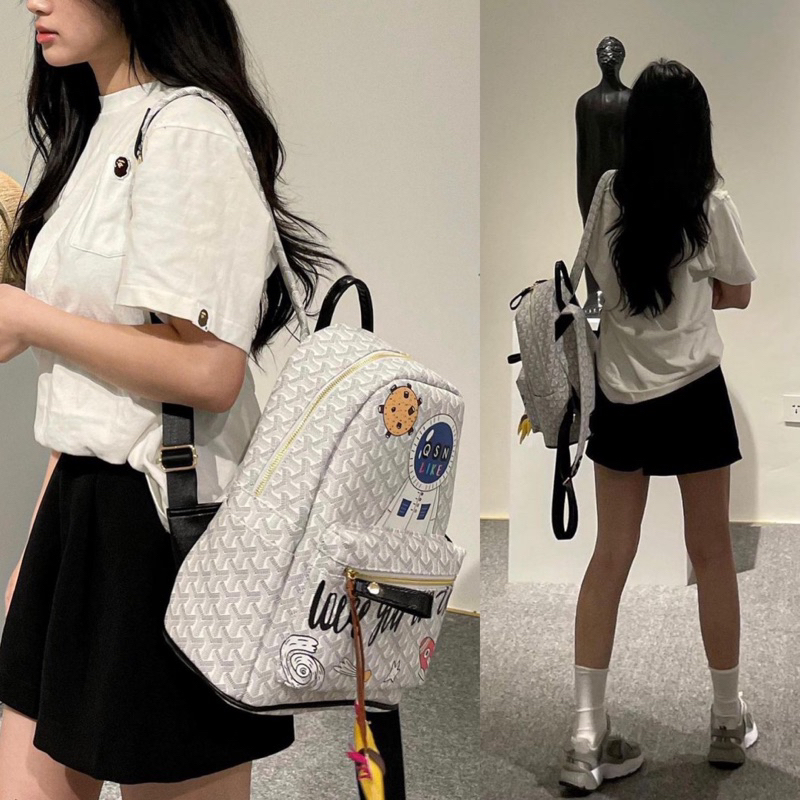 Balo QSN Edmond Masion New2023 Tặng kèm móc khoá ngựa da cao cấp đi học đựng laptop 🧸