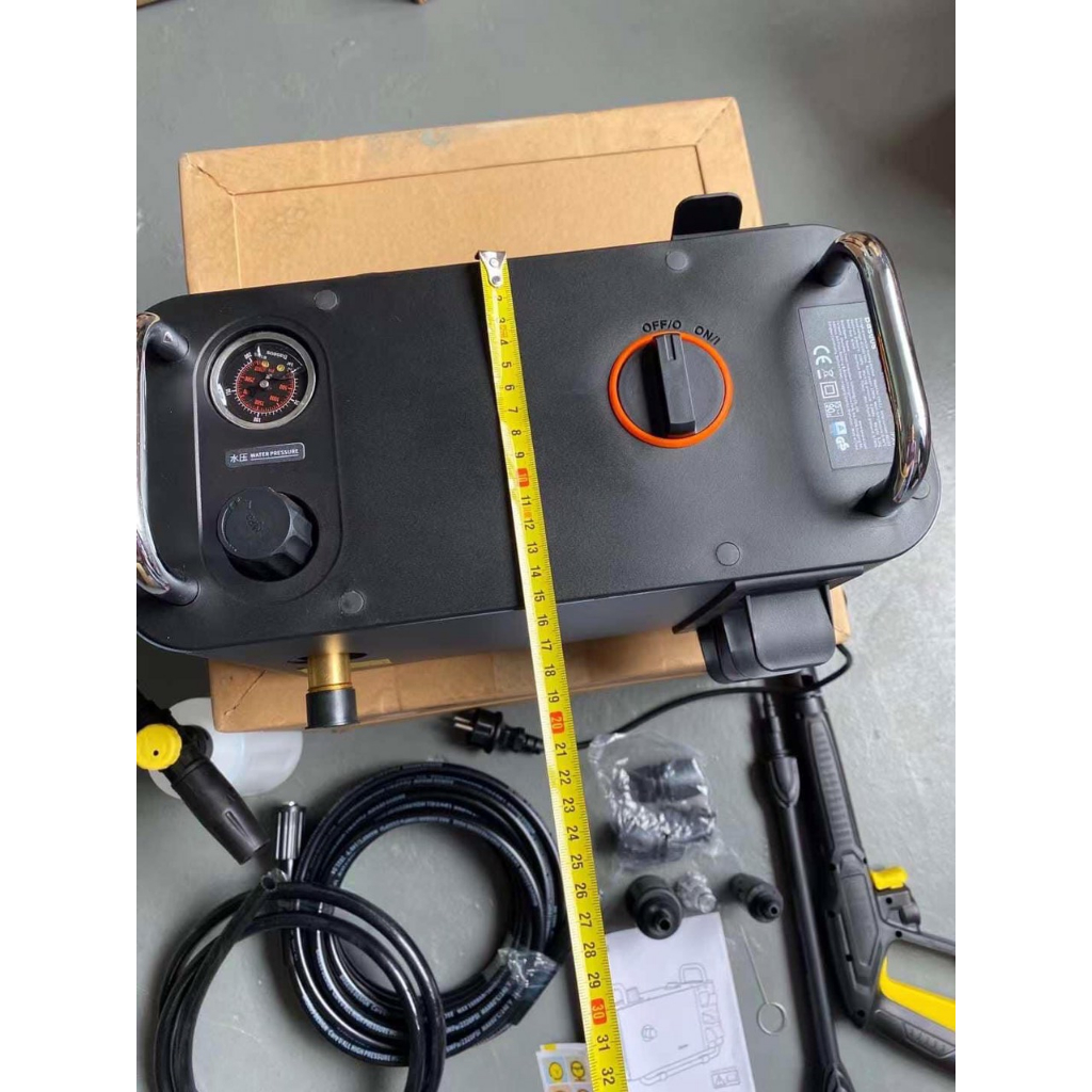 Máy rửa xe tăng áp Baseus kèm bộ vòi xịt và máy nén rửa xe F1 Car Pressure Washer US Tarnish