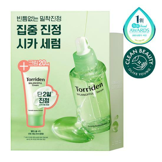 Tinh chất làm dịu da giảm mụn Torriden Balanceful cica serum