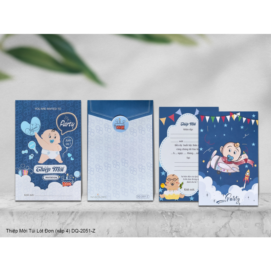 Combo 50 thiệp sinh nhật viết tay cho bé