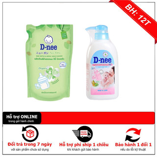 Nước rửa bình sữa Dnee 500ml, 620ml mẫu mới