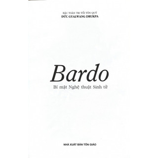 SÁch - Bardo Bí Mật Nghệ Thuật Sinh Tử