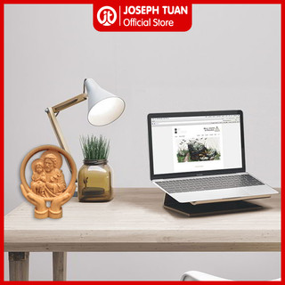 Tượng gỗ Thánh Giuse - Mẫu đôi tay để bàn (St. Joseph Wooden Statue for Desk)