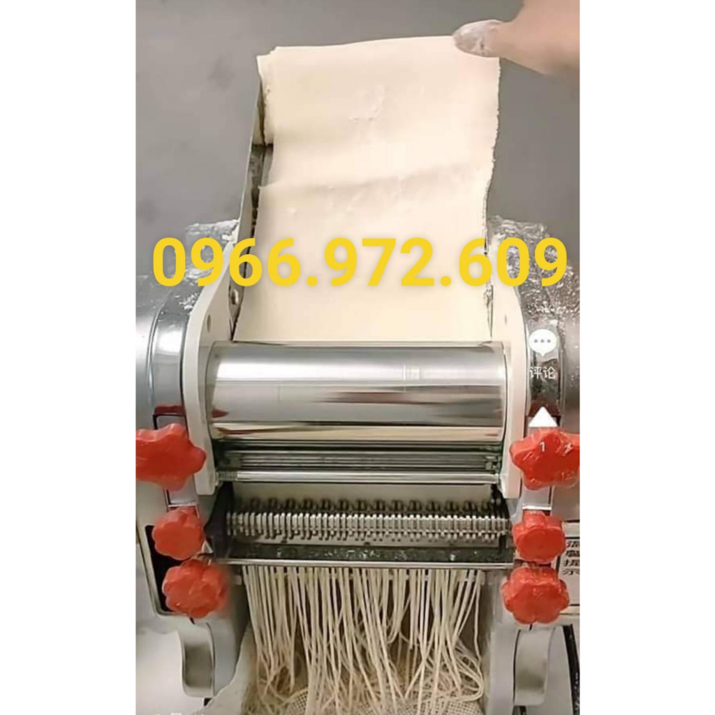 Máy Cán Bột Cắt Sợi Làm Mỳ Tươi Chạy Điện,Cắt Sợi Bánh Canh,Hủ Tiếu