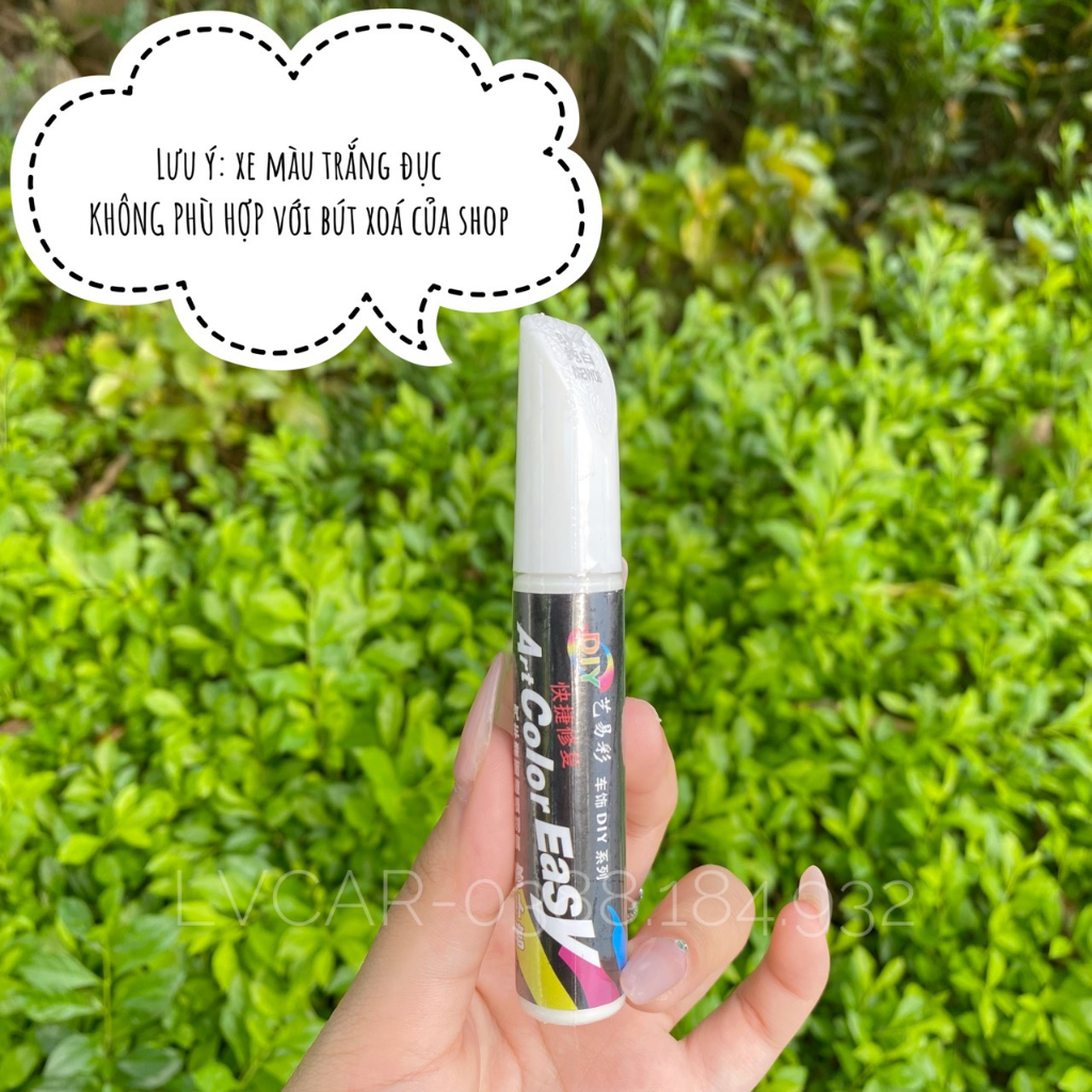 Bút sơn ColorEASY xóa che mờ vết xước trầy sơn ô tô xe máy 4 màu đen, ghi, đỏ, trắng tiện lợi hữu ích