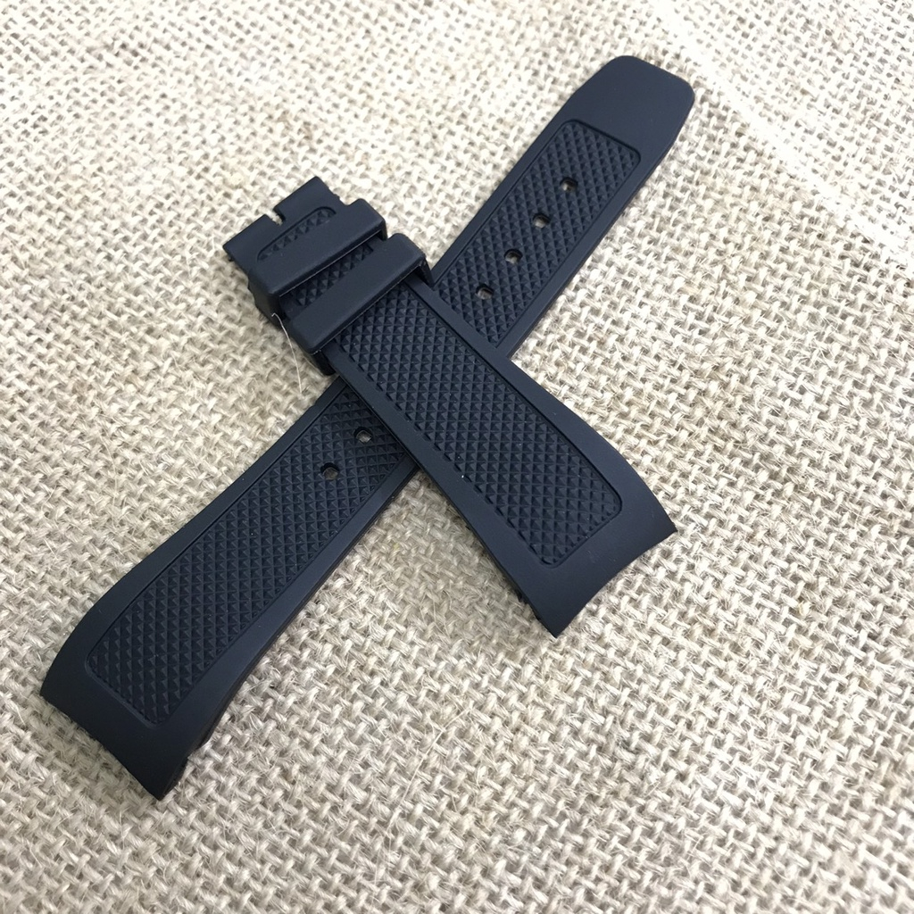 Dây Đeo Đồng Hồ Bằng Cao Su Silicon Tự Nhiên Chống Thấm Nước Và Mồ Hôi 22mm Cho Iwc