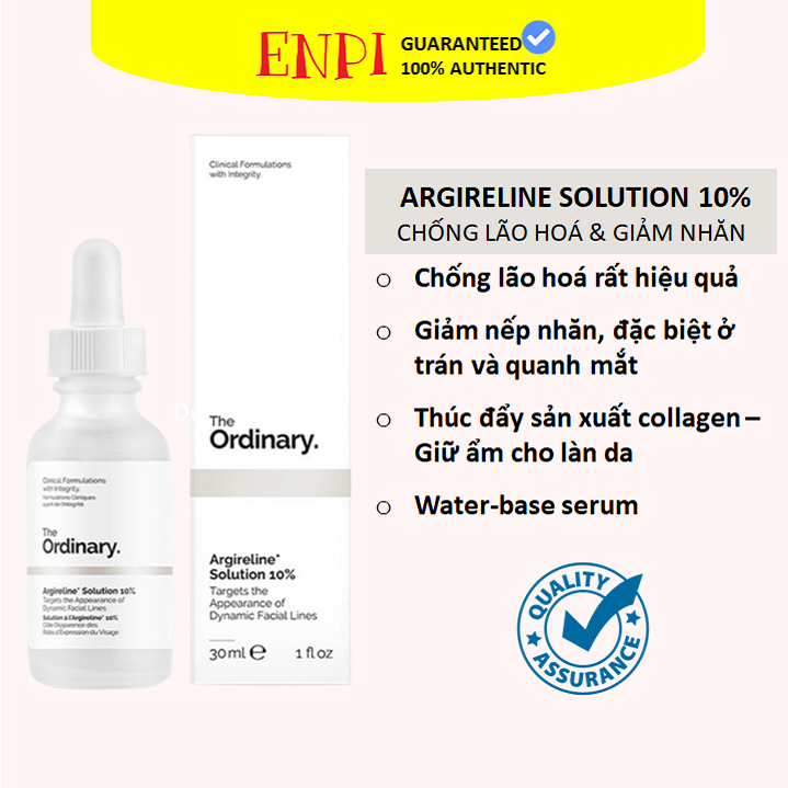 Serum giảm nếp nhăn The Ordinary Argireline Solution 10%