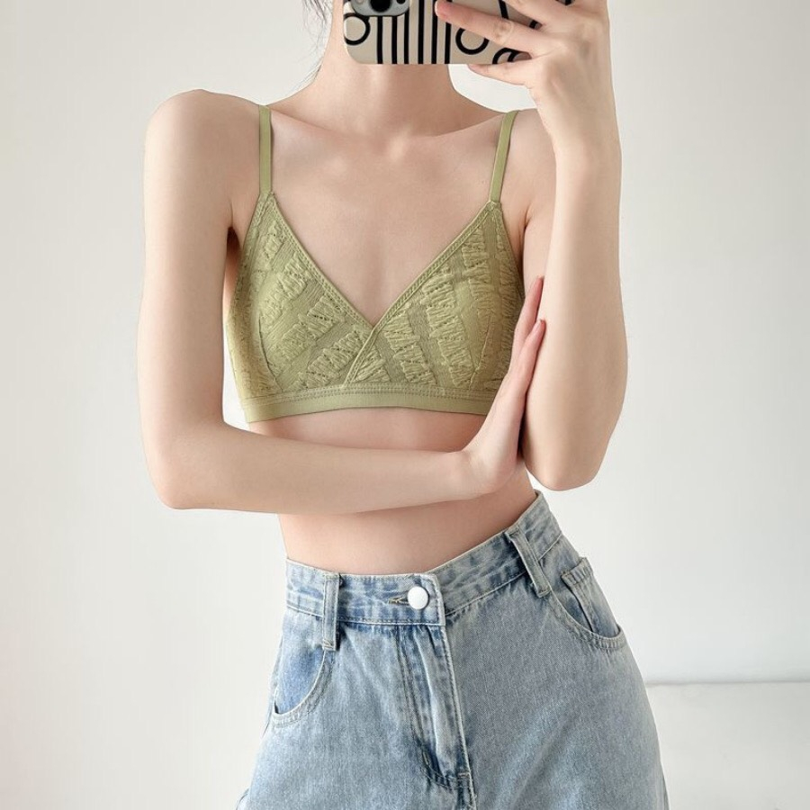 Áo lót VANVENE , áo Bralette BR502 Ren Lưới Lót Mỏng Siêu Thoáng bảng lưng to 3 móc che mỡ lưng