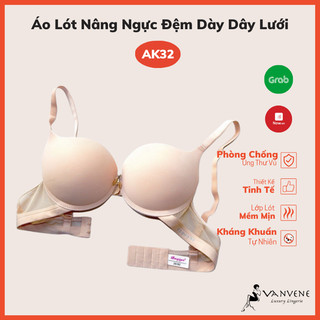 Áo Lót Nâng Ngực Có Gọng Dây Lưới Thoáng Mát AK32