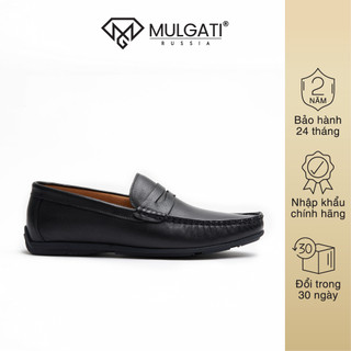 Giày lười nam MULGATI Penny Moccasin da bò cao cấp đai ngang - 7628A-32