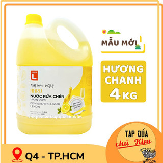 Nước rửa chén HARU 4KG hương CHANH hiệu CHOICE L không ăn da tay - tapquachukim