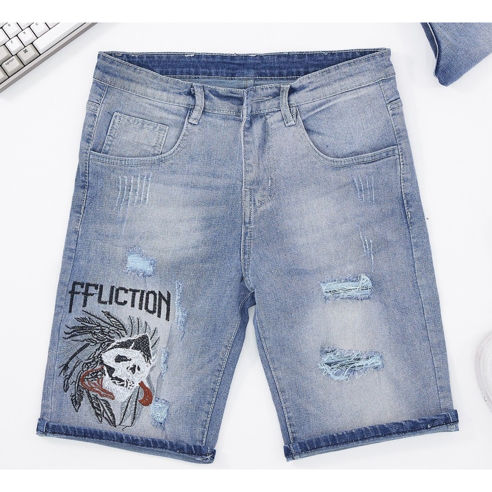 $ 8 MẪU quần SHORT THÊU jeans nam cao cấp HÀN QUỐC đẹp nhất 2020 bao đẹp y hình hàng chất lượng VNXK.
