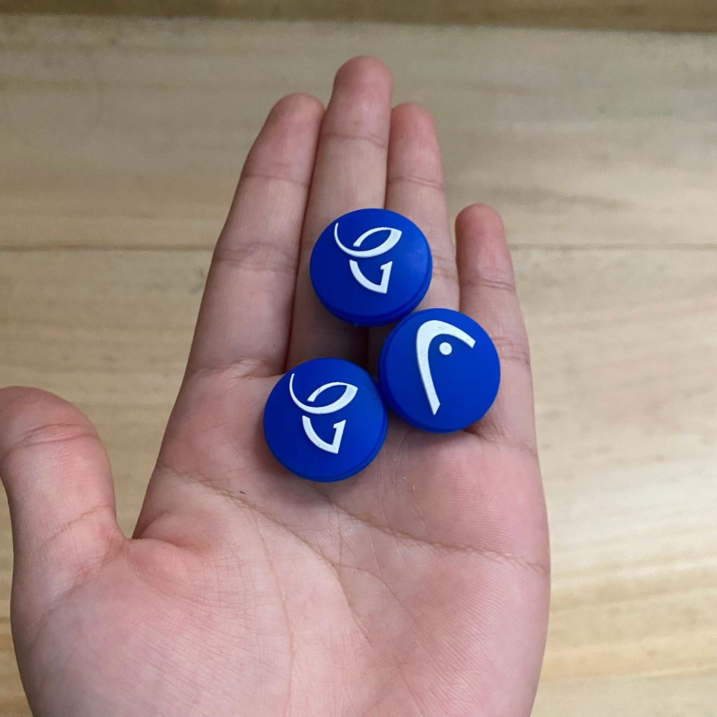 Giảm rung Head, giảm rung Tennis chống rung, hàng tuyển bằng silicone có nhiều màu sắc, ảnh thật