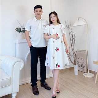 Đầm bầu xinh xắn - đầm bầu đi tiệc - đầm bầu công sở - đầm bầu đôi - đồ đôi bầu
