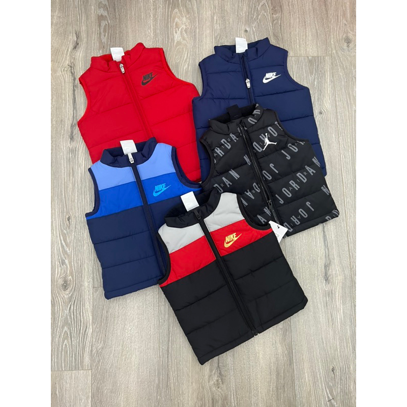 Áo gile phao Niike bé trai nhiều màu