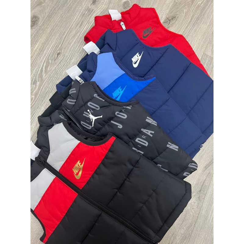 Áo gile phao Niike bé trai nhiều màu