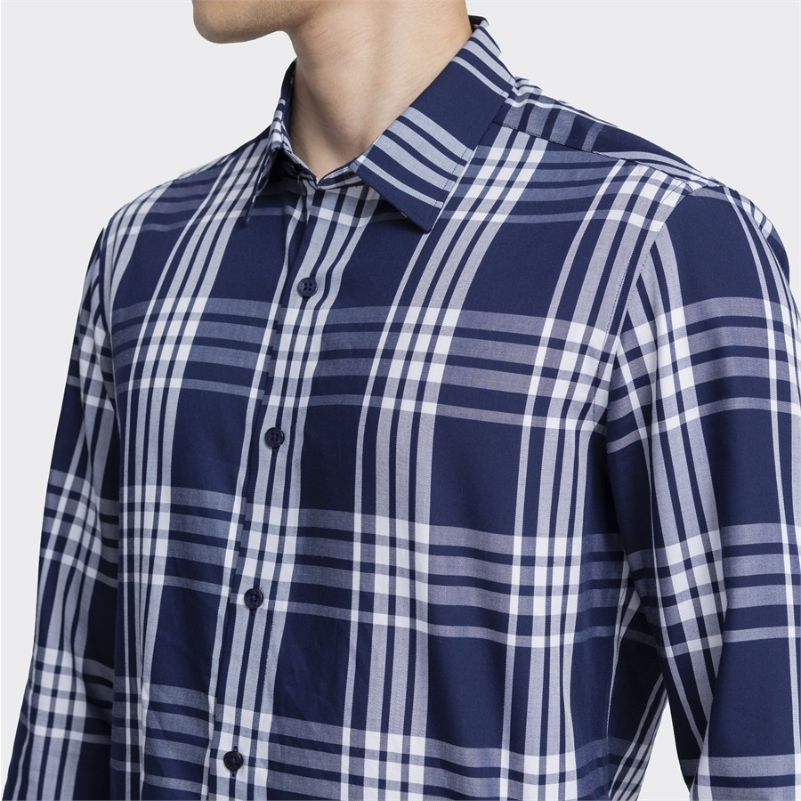Áo sơ mi nam dài tay ARISTINO phom Slim fit, màu xanh tím than lịch lãm và ấn tượng  - ALS00803