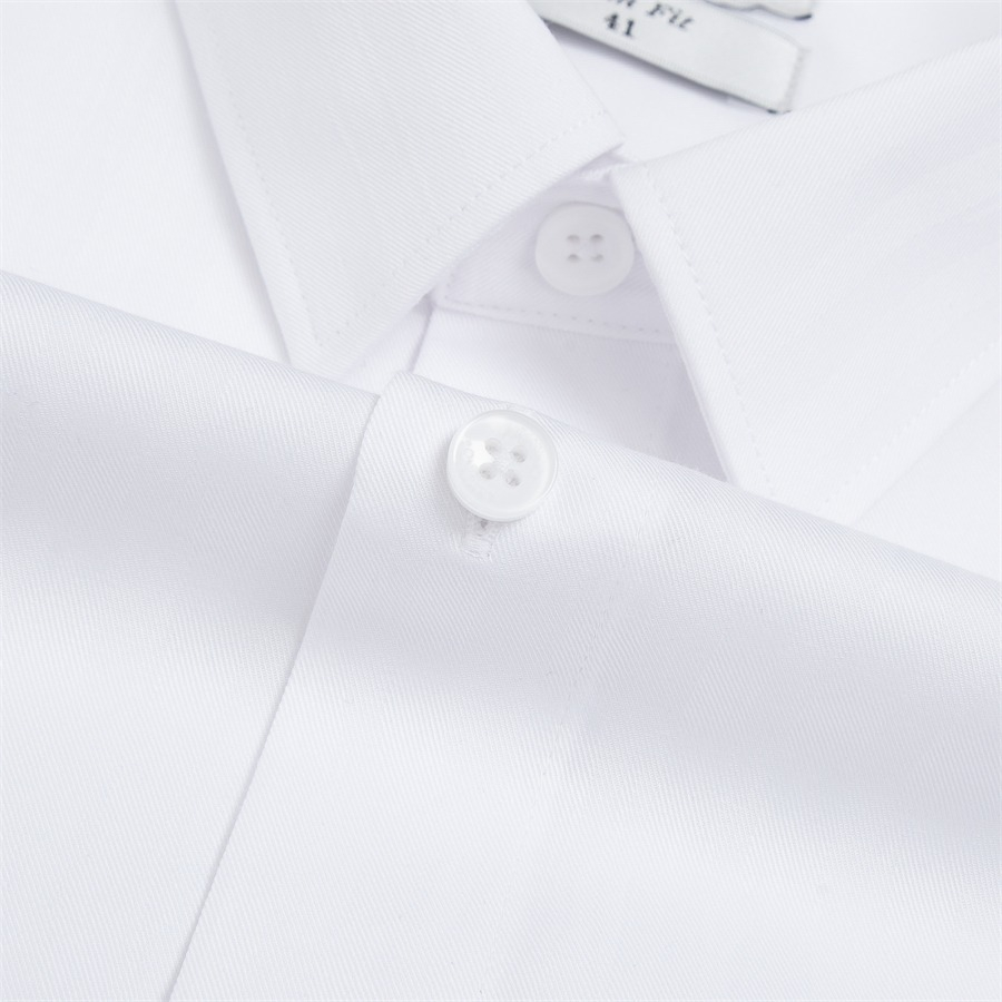 Áo sơ mi nam dài tay ARISTINO phom Slim fit, màu trắng dệt jacquard tinh tế, lịch lãm  - ALS24003