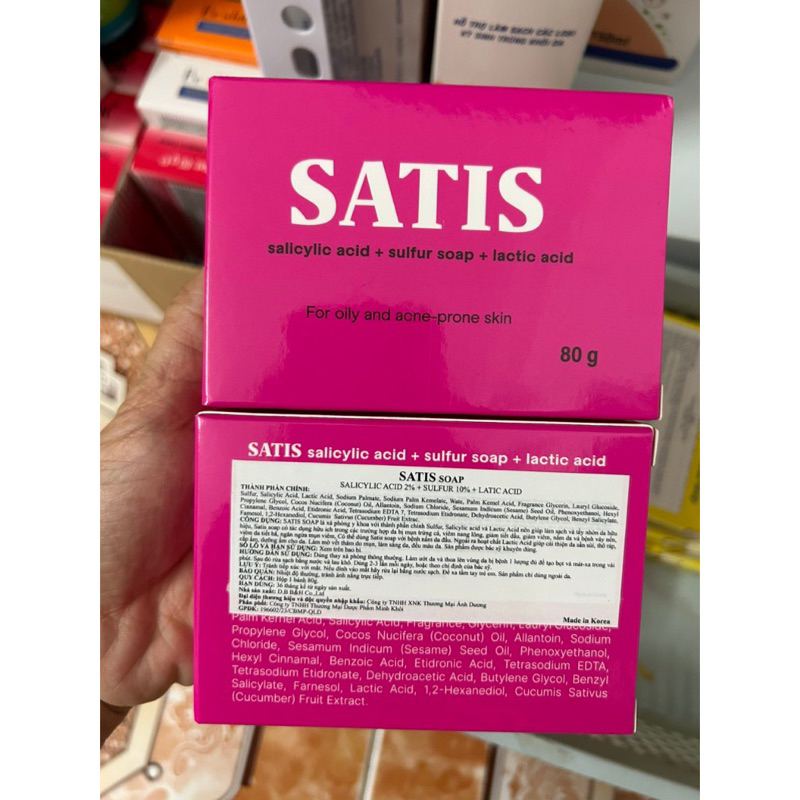 Xà phòng tắm satid satis 80g