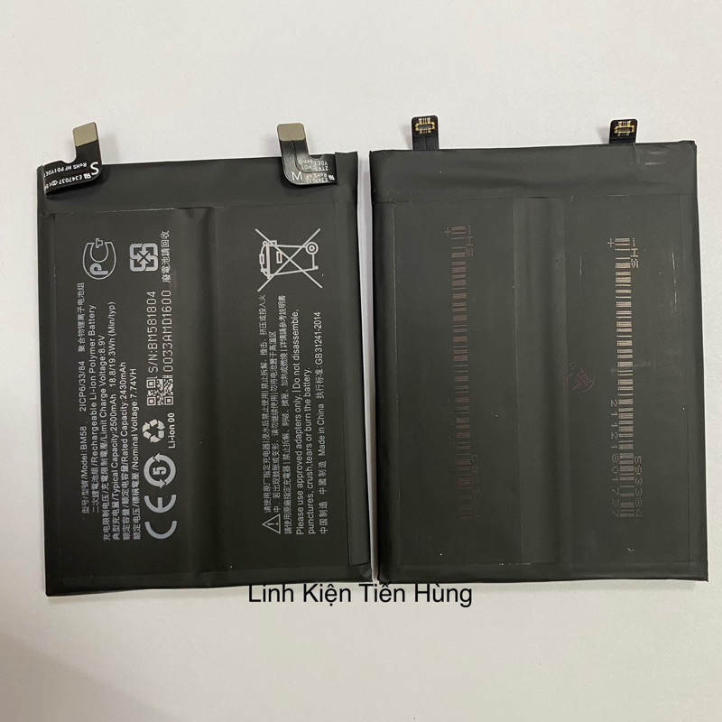 Pin Xiaomi Mi 11T Pro  5000mAh bao test đổi mới