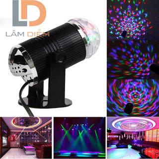 [Mã ELHA22 giảm 6% đơn 300K] Đèn sân khấu  hình ống Led Mini Stage Light xoay tự động  - SK001