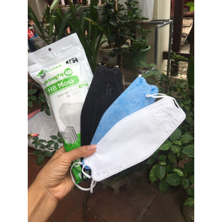Túi 10 cái khẩu trang y tế 4d - shb pro mask kf94