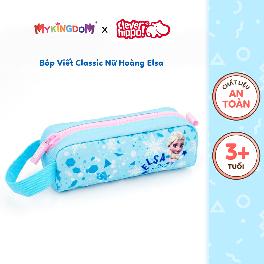 Bóp Viết Classic Nữ Hoàng Elsa CLEVER HIPPO HLF0101/BLUE