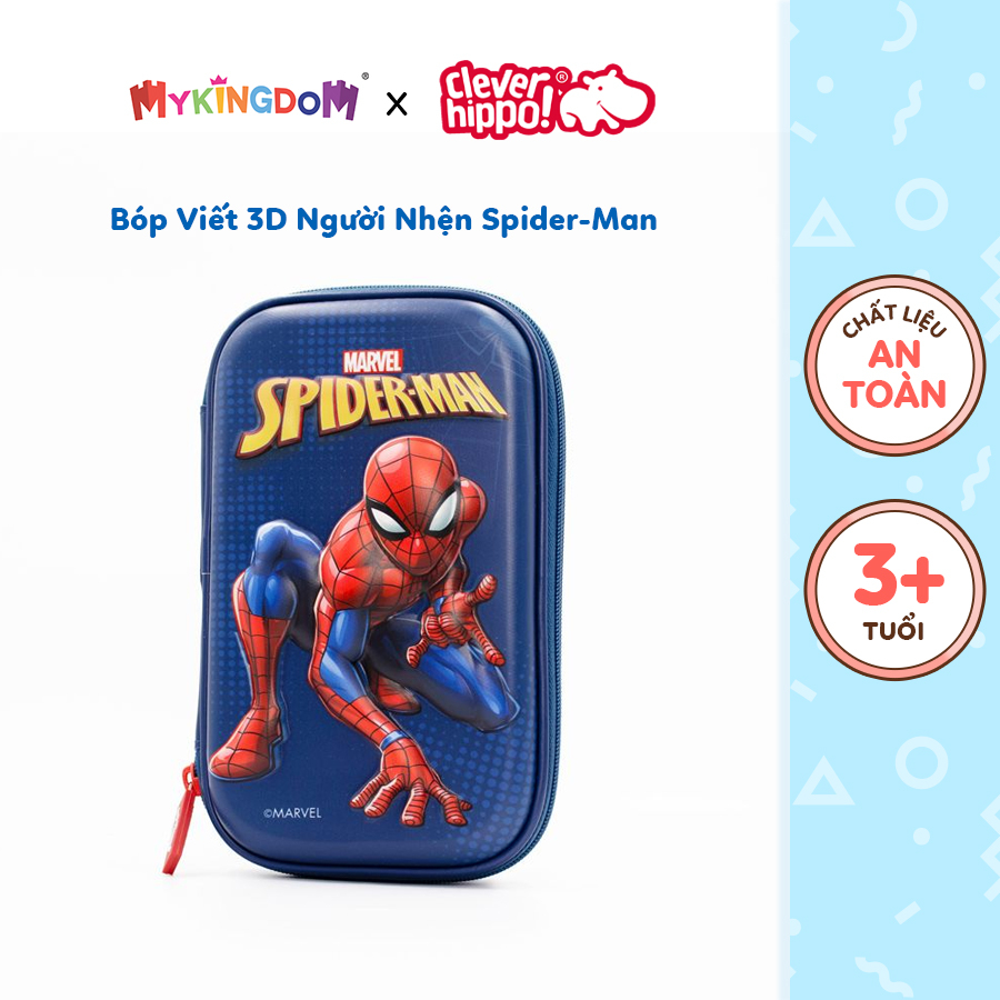 Bóp Viết 3D Người Nhện Spider-Man CLEVER HIPPO HLS1103/BLUE