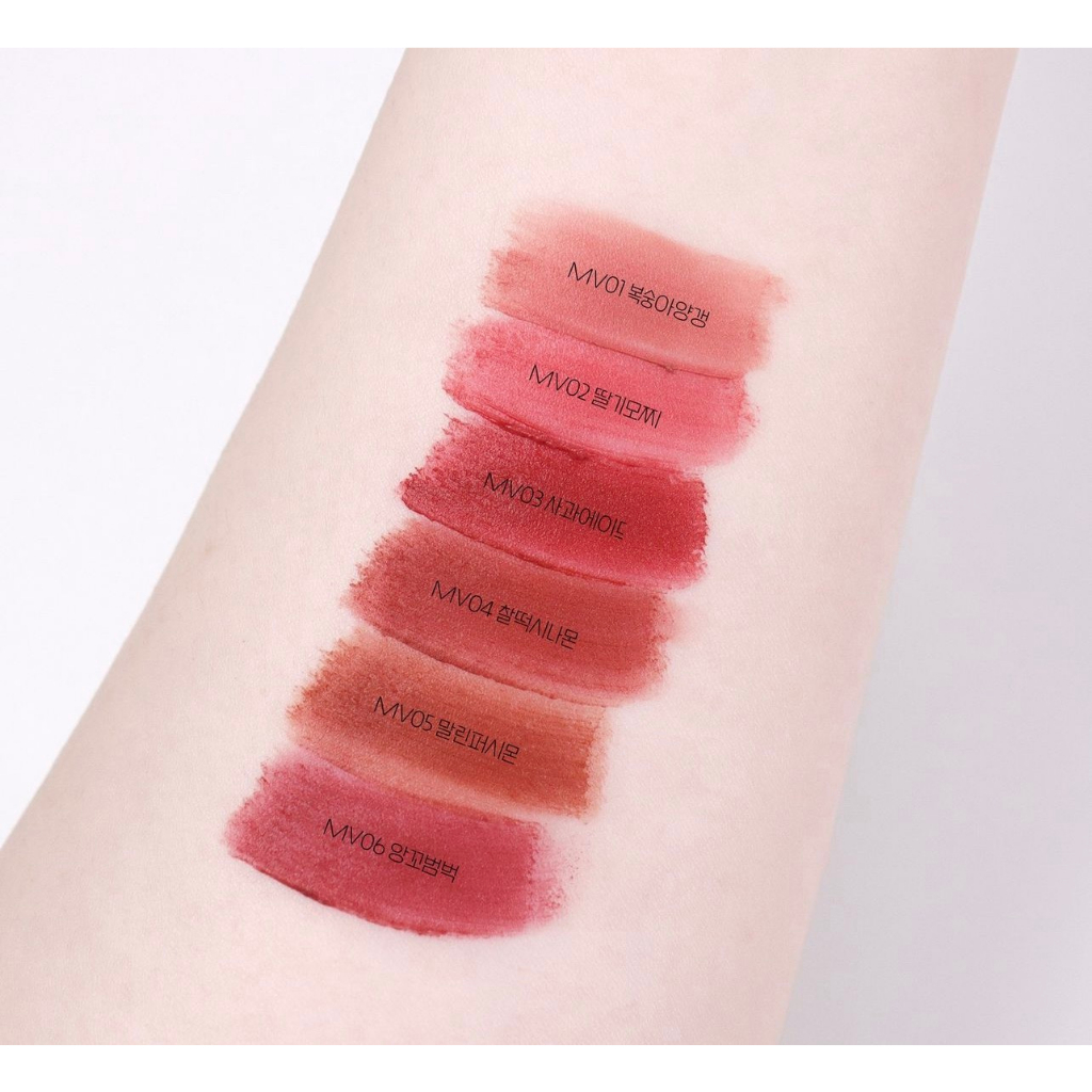 Son kem lì mềm mịn che phủ rãnh môi Black Rouge Muddish Cushion Velvet