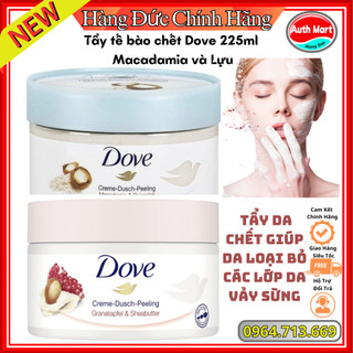 Tẩy tế bào chết Dove 225ml Macadamia và Lựu