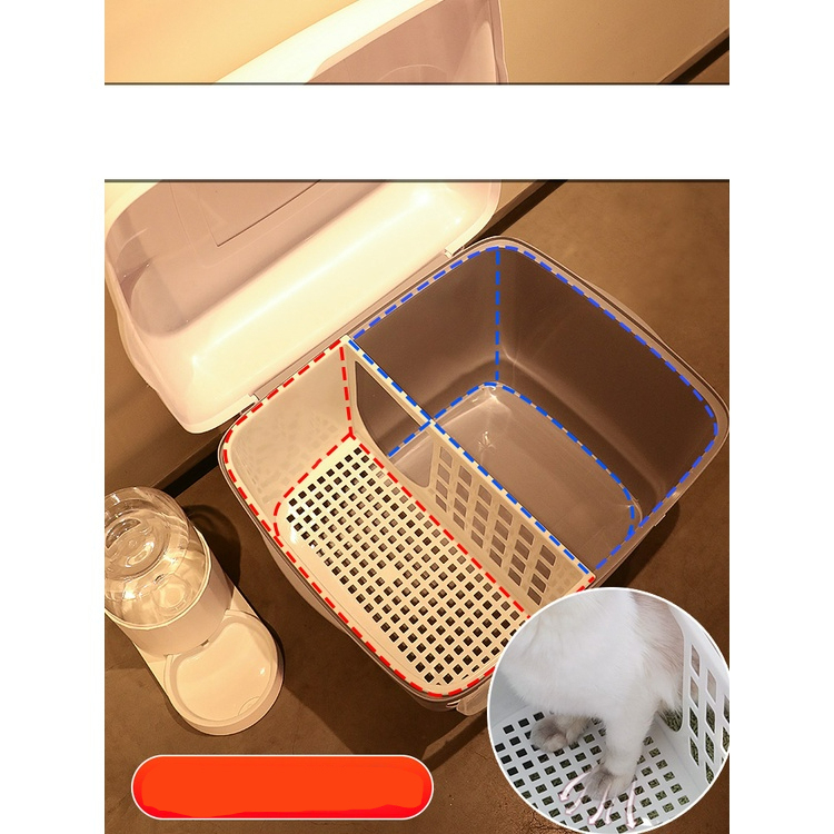 [Hot Trend] Nhà vệ sinh cho mèo chống văng cát, hạn chế mùi - HeLiCorp
